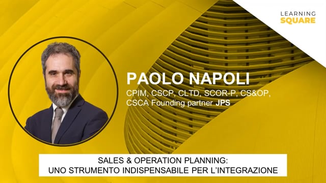 Il Sales & Operation planning nel modello di pianificazione  ...